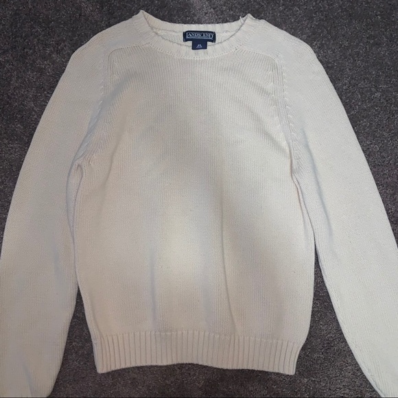 Cream color crew neck sweater - Picture 2 of 4